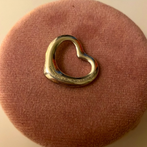 Tiffany & Co. Else Peretti open heart pendant 925 silver 22 cm. - Picture 3 of 7